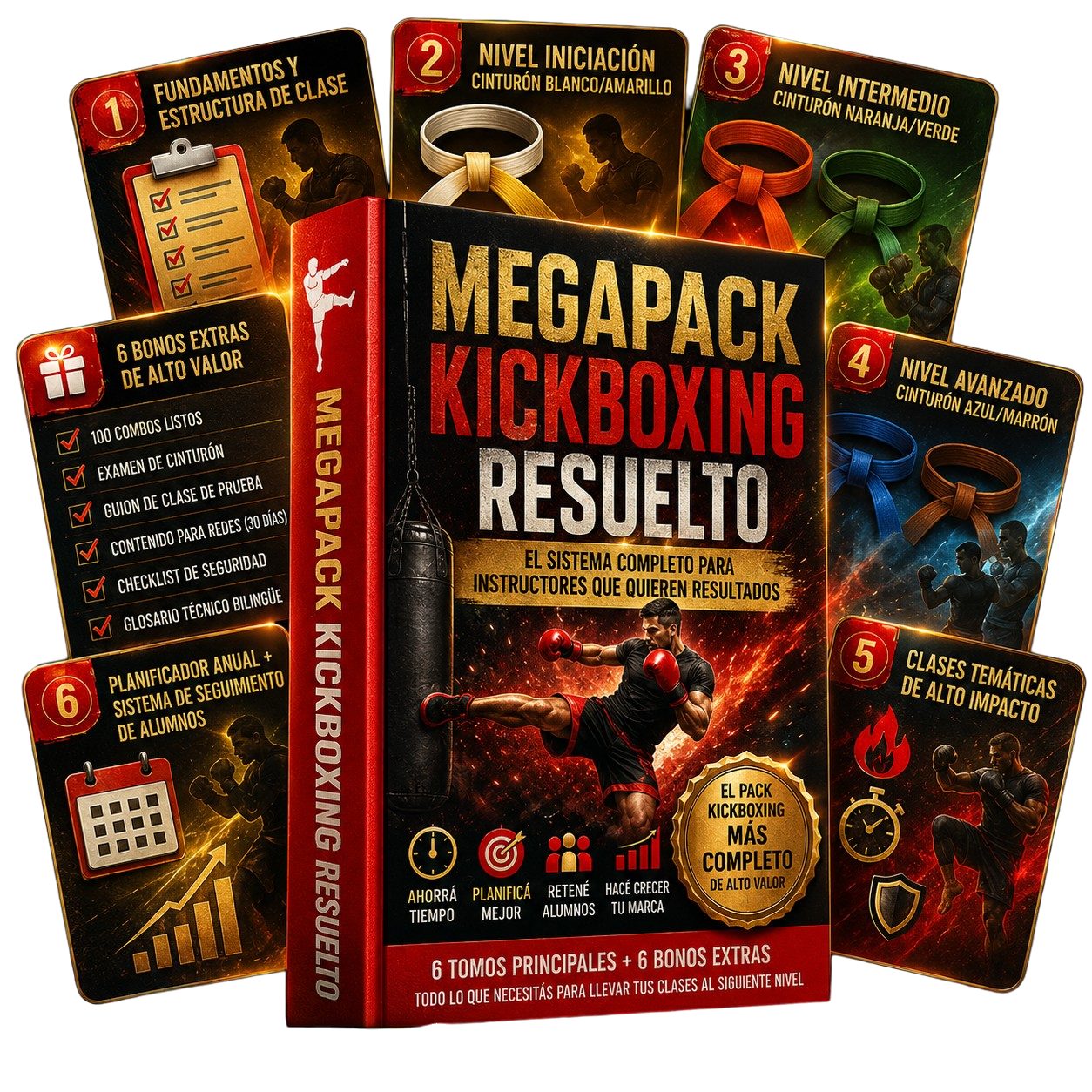 MegaPack Kickboxing PRO + Expansión Muay Thai